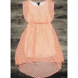 Love Ryan Chevron Print Sz L Dress Chest 38” Maxi Beach Cover Up Wedding A7